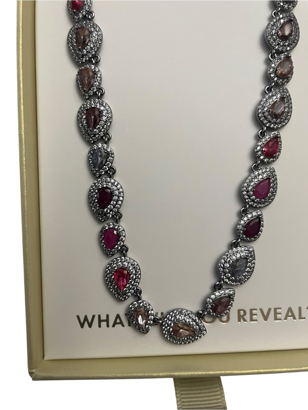 Bomb Party Jewel Candy UNICORN "Circle The Occasion" Moonlit Merlot Hematite NIB